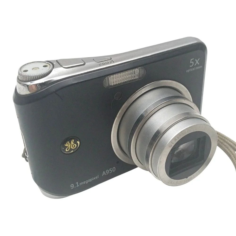 GE Smart Series A950 9.1MP Digital‎ Camera Black [WORKS 👀 VIDEO!]